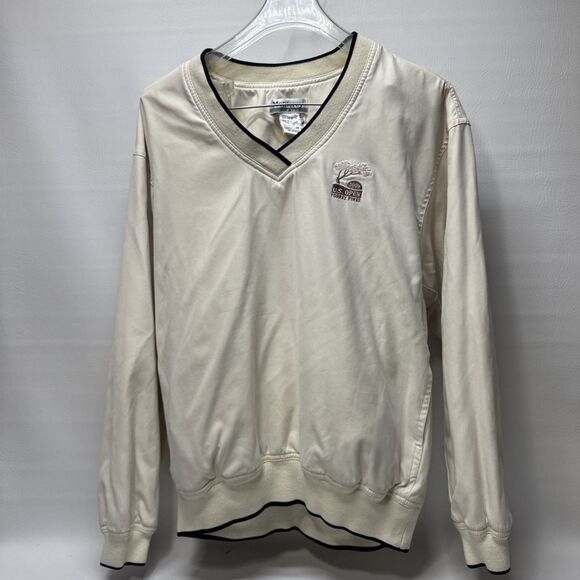 Monterey Other - US Open Torrey Pines 2008 Golf Pullover Men M Biege/Tan Windbreaker Jacket VTG
